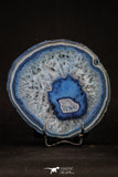20393 -  Extremely Beautiful 4.79 Inch Brazilian Agate Slice (Chalcedony Geode Section)