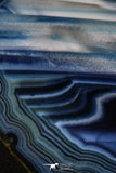 20394 -  Extremely Beautiful 5.18 Inch Brazilian Agate Slice (Chalcedony Geode Section)