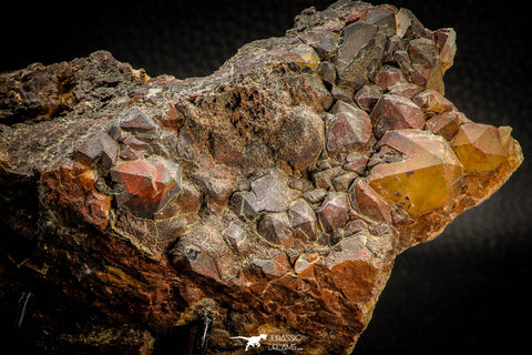 06863 - Top Beautiful 6.13 Inch Natural Quartz Crystals (hematoide variety) Jbel Saghro Mines