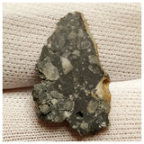 10079 -  Lunar Meteorite "NWA 13859" Feldspathic Breccia (Troctolite Rich) 1.05g Slice