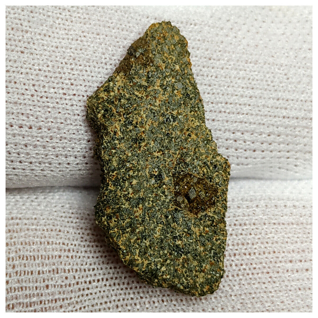 10111 - Top Rare Martian Nakhlite Meteorite "NWA 10645" (Paired) Thin Slice 1.5g