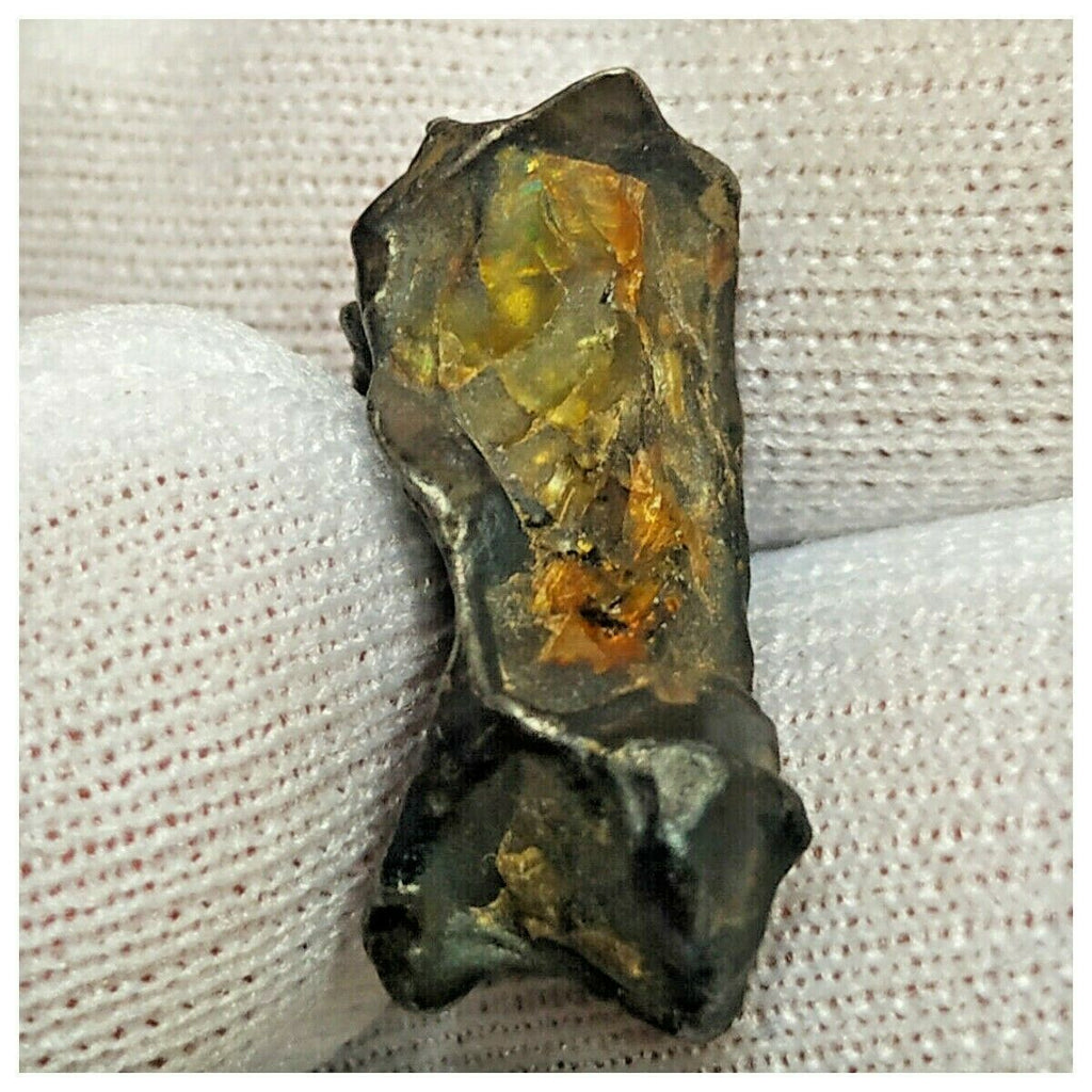 10501 - New Pallasite Meteorite "NWA 14208" (Provisional) 4.33g