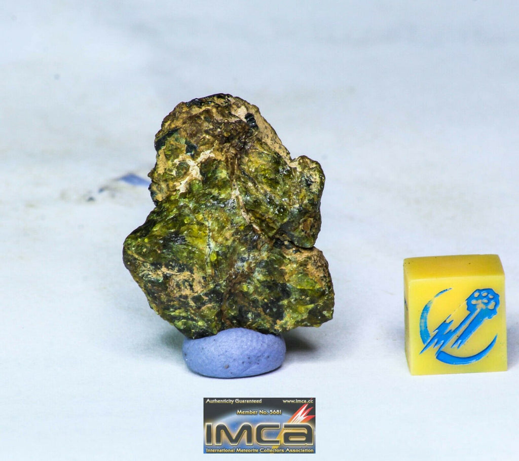 M40 - M41 - M44 - Beautiful Green Yellowish NWA 7831 Diogenite Meteorite 5.7g/6.9/7.43. Order Crystal Smith
