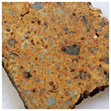 14016 A52 - Nice "NWA 13472" LL4-6 Ordinary Chondrite Meteorite 4.89g Crusted Slice