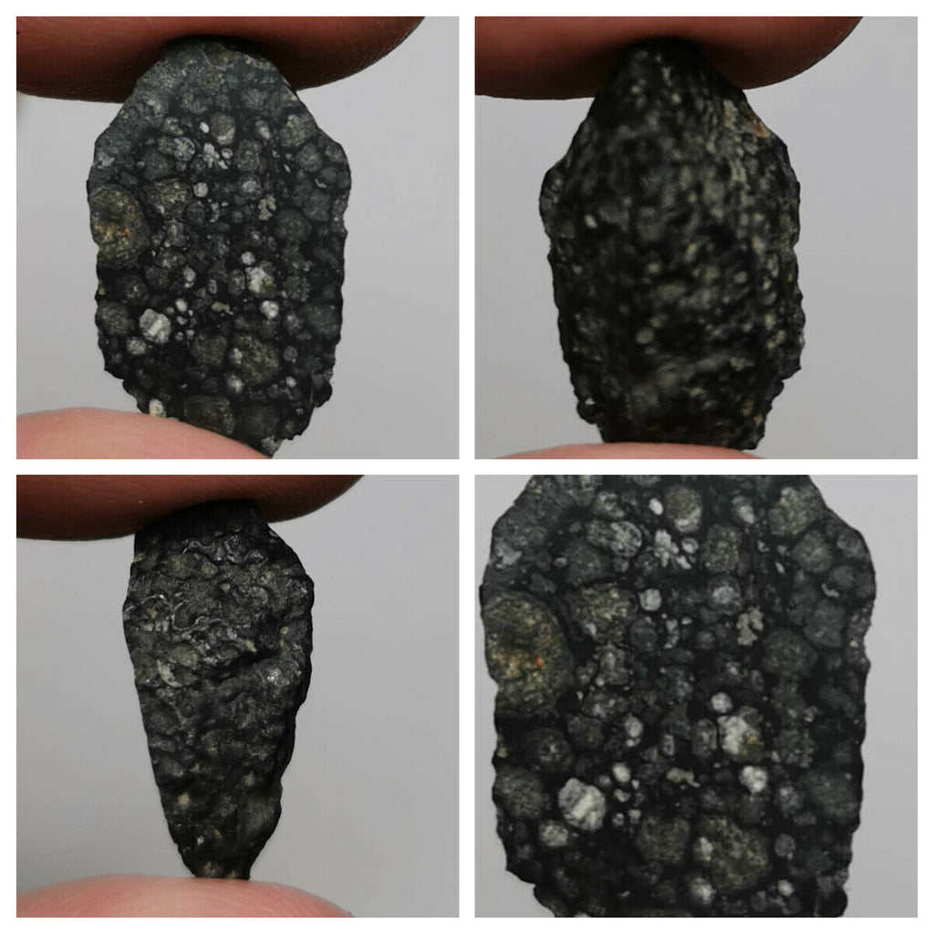K6 - Astonishing NWA 13258 Carbonaceous Chondrite CV3 Meteorite Endcut 2.26g - Order Bernardo